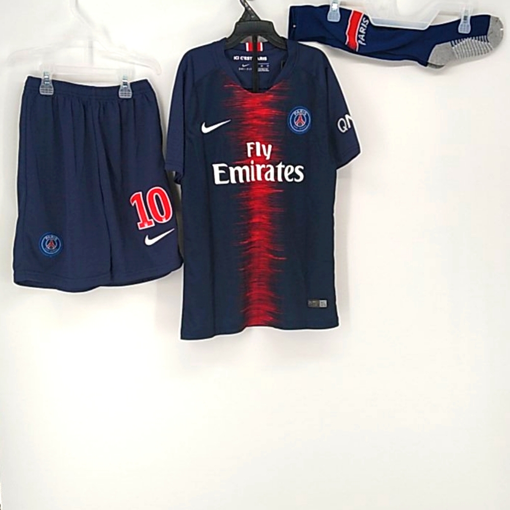 NWT Kids PSG Home Stadium Jersey Set